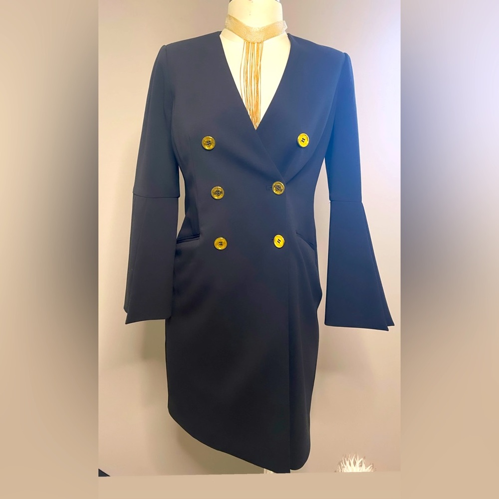 Calvin Klein Double Breasted Blazer Mini Dress